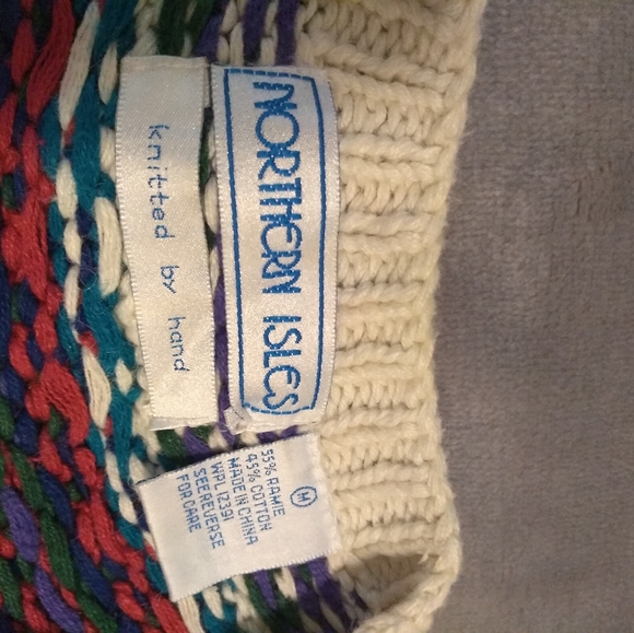 Hand-Knitted Nordic Sweater - Picture 3 of 3